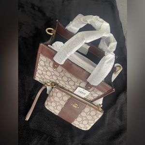NEW COACH HANDBAG AND WALLET